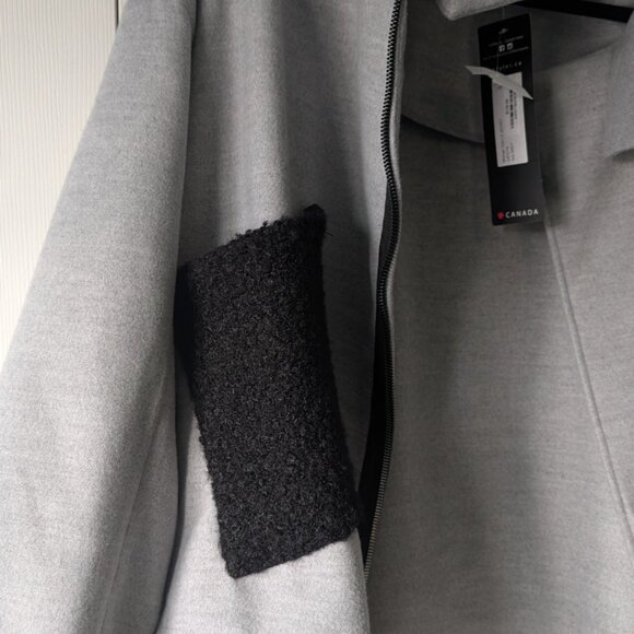 NWT womens Michael Tyler Collection LS Jacket Gray Large 24F5779 - Picture 2 of 7